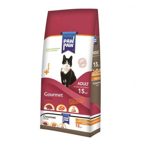 Paw Paw  Gurme Yetişkin Kedi Maması 15 Kg